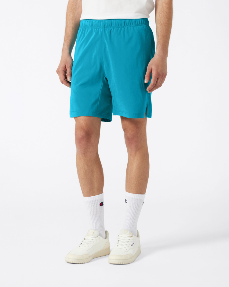Short in Nylon Verde Uomo