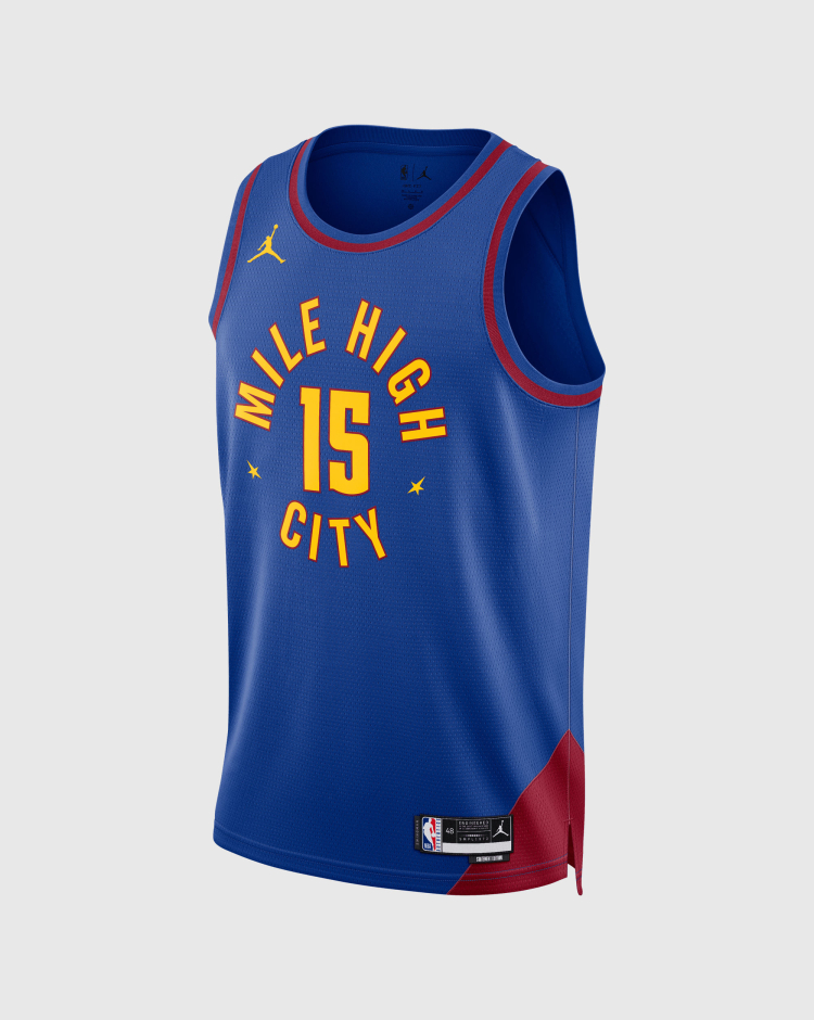 Canotta Nikola Jokic Denver Nuggets Blu Uomo