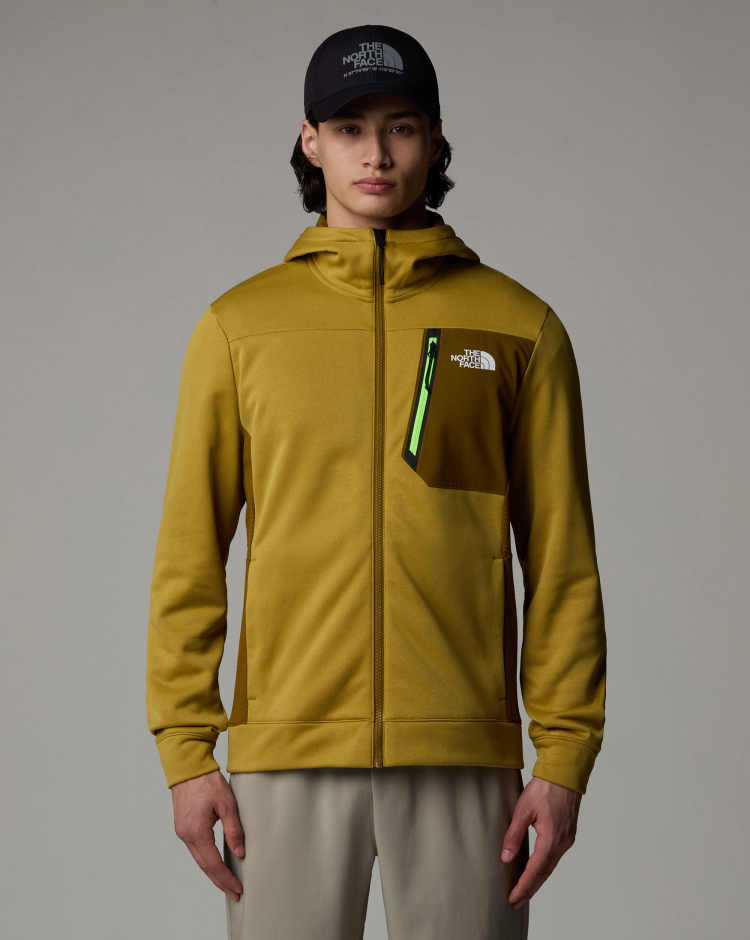Pile con Cerniera Integrale Mountain Athletics Verde Uomo