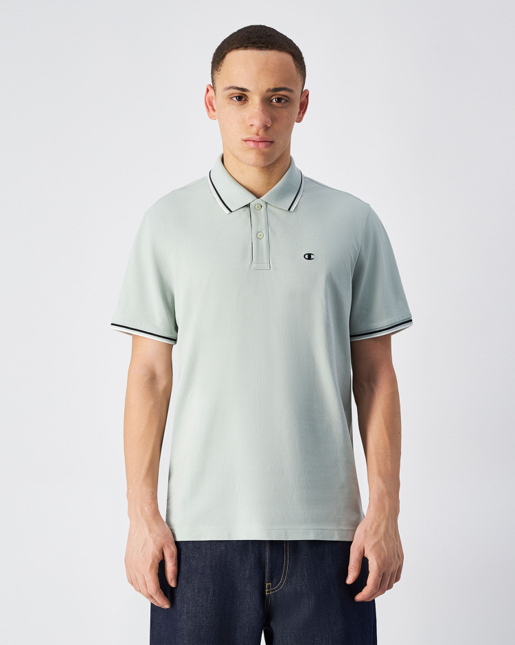 Polo C-Logo Verde Uomo