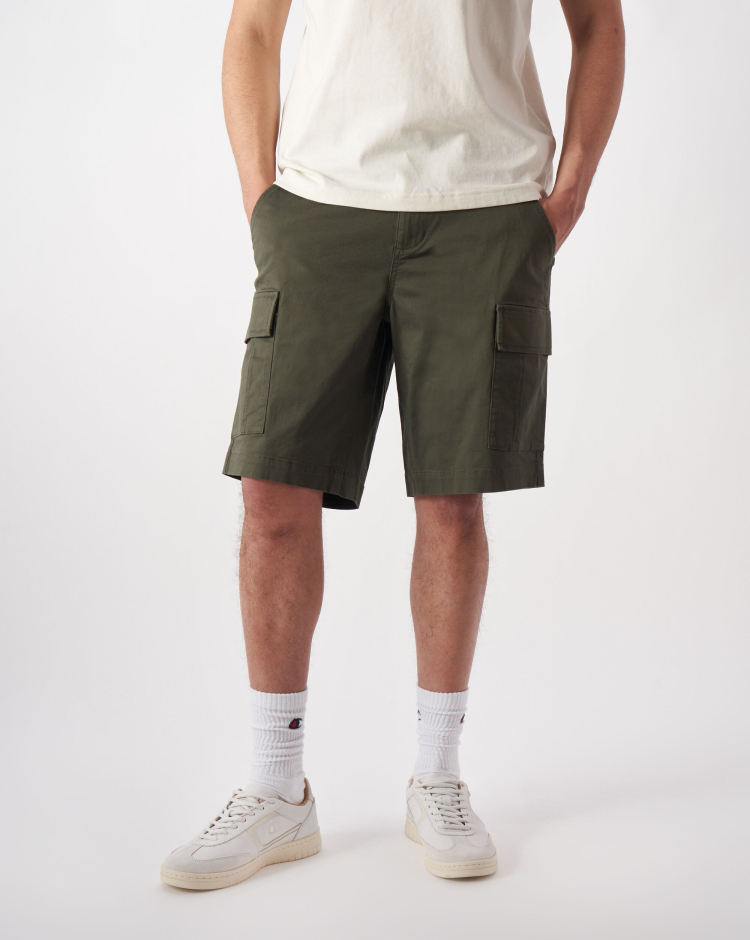 Bermuda Cargo Mineral Dye Verde Uomo