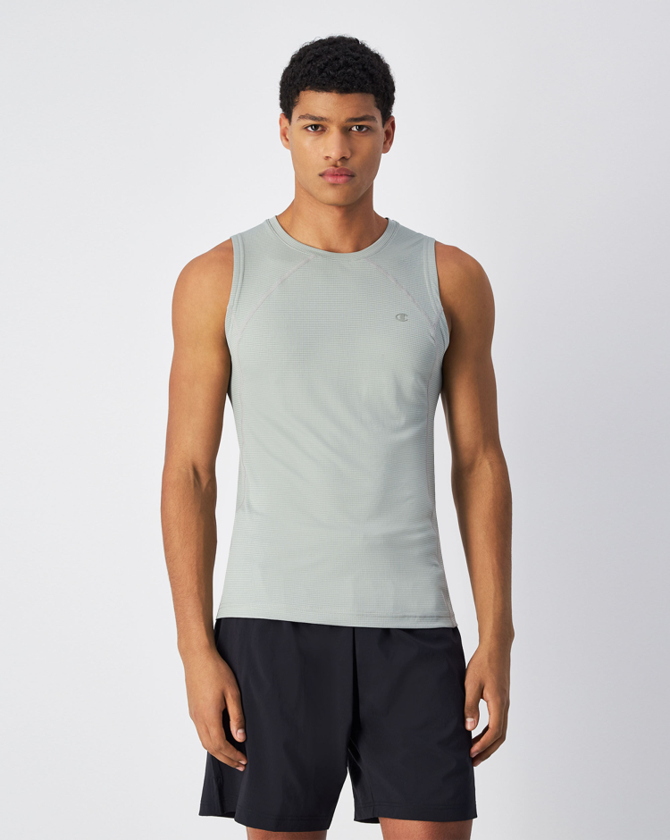 Canotta Athletics Grigio Uomo