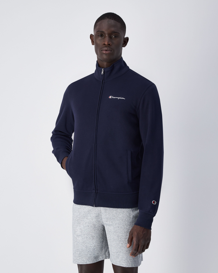Felpa Full-Zip Icons Blu Uomo