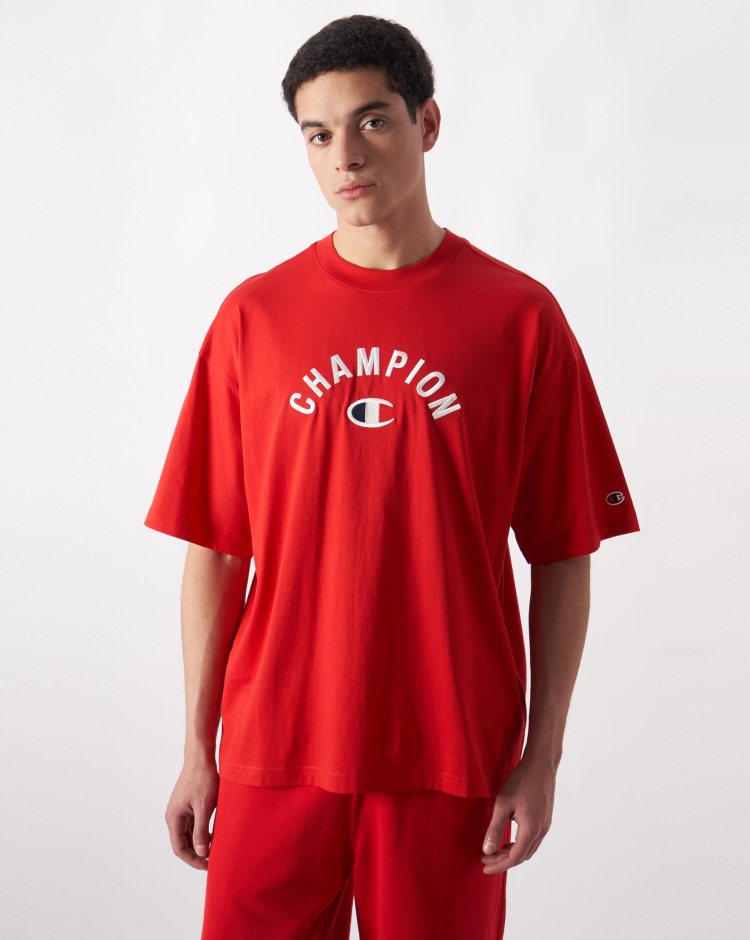 T-Shirt T-Shape Icons Rosso Uomo